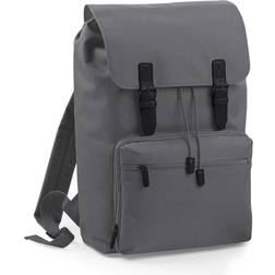 BagBase Heritage Laptop Backpack - Graphite Grey/Black