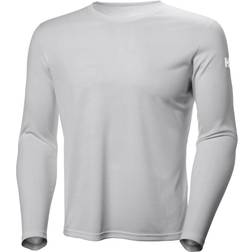 Helly Hansen Tech Crew Long Sleeve T-shirt Men - Light Grey