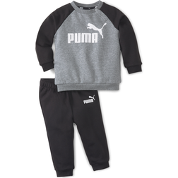 Puma Minicats Essentials Raglan Jogger Set - Black (846143_51)