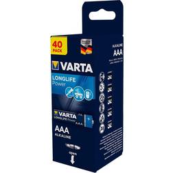 Varta Longlife Power Alkaline AAA LR03 40-pack