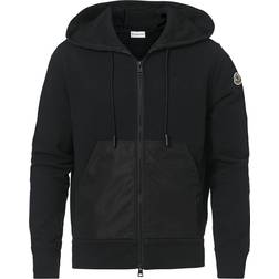 Moncler Recycled Jersey Zip-Up Hoodie - Black