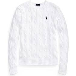 Polo Ralph Lauren Julliana Slim Fit Cable-Knit Sweater - White