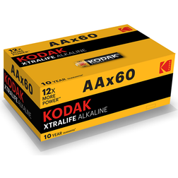 Kodak Xtralife Alkaline AA 60-pack