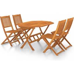vidaXL 3086998 Patio Dining Set, 1 Table incl. 4 Chairs