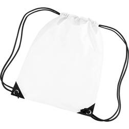 BagBase Premium Gymsac 11L 2-pack - White