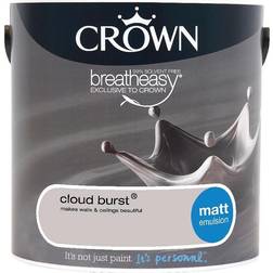 Crown Breatheasy Ceiling Paint, Wall Paint Cloud Burst 2.5L