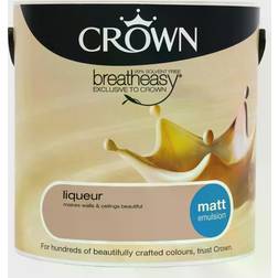 Crown Breatheasy Ceiling Paint, Wall Paint Liqueur 2.5L
