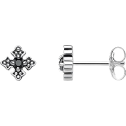 Thomas Sabo Royalty Ear studs Earrings - Silver/Black