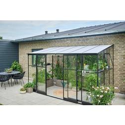 Halls Greenhouses Qube 612 7.1m² Aluminum Safety Glass