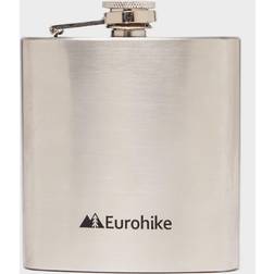 EuroHike Stainless Steel 0.6oz Hip Flask, Silver