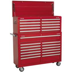Sealey Tool Chest Combination 23 Drawer with Ball Bearing Slides Red