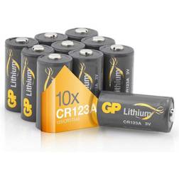 GP Batteries CR123A 10-pack