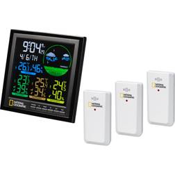 National Geographic VA Colour LCD Weather Station with 3 Sensors