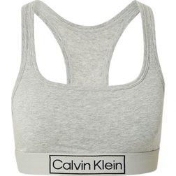 Calvin Klein Reimagined Heritage Unlined Bralette - Grey Heather