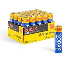Kodak Max AA LR6 Alkaline 20-pack