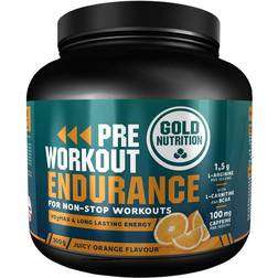 Gold Nutrition Pre Workout Endurance Orange 300g