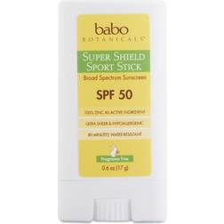 Babo Botanicals Super Shield Sport Stick Fragrance Free SPF50 17g