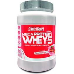 Nutrisport Mega Protein Whey+ 5 Strawberry 900g