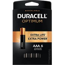 Duracell Optimum AAA Alkaline 6-pack