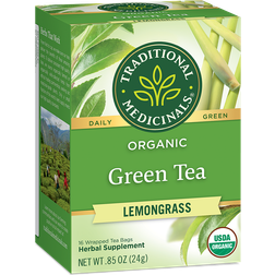 Traditional Medicinals Organic Green Tea Lemongrass 24g 16pcs