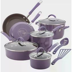 Rachael Ray Cucina Cookware Set with lid 12 Parts