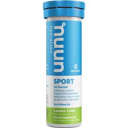 nuun Sport Electrolyte Drink Tablets Lemon Lime 10 Servings