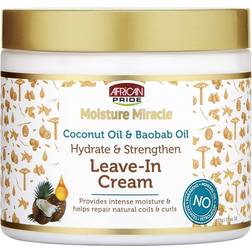 African Pride Moisture Miracle Coconut Oil & Baobab Oil Leave-in Cream 425g