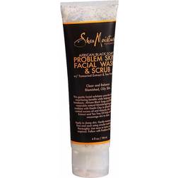 Shea Moisture SheaMoisture Clarifying Facial Wash & Scrub African Black Soap 4 oz (113 g)