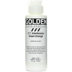 Golden Fluid Acrylics interference green-orange (CT) 4 oz