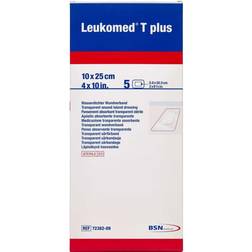Leukoplast Leukomed T Plus 10cm x 25cm 5-pack