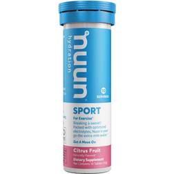 nuun Sport Electrolyte Drink Tablets Citrus Fruit 10 Servings 20 pcs