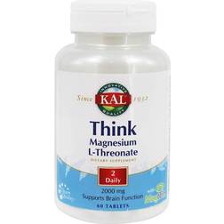 Kal Think Magnesium L-Threonate 2000 mg 60 Tablets