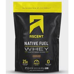 Ascent Native Fuel Whey Protein Powder Chocolate 2 lbs