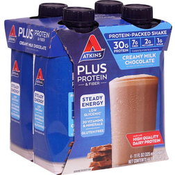 Atkins Protein Plus RTD Creamy Milk Chocolate 4 Bottles 1 pcs