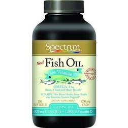 Spectrum Fish Oil With Vitamin D 250 Softgels