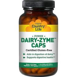 Country Life Power Dairy-Zyme Caps 50 Vegan Capsules