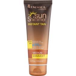 Rimmel Rimmel Sunshimmer Water Resistant Wash Off Instant Tan Shimmer Medium Shimmer 125ml