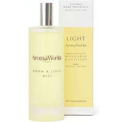 Aroma Works London Light Range Mandarin & Vetivert Room Mist 100ml