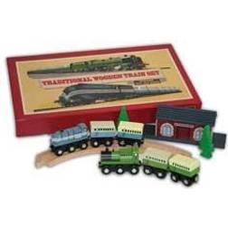 Traditional Wooden Train Set