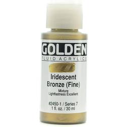 Golden Fluid Acrylics iridescent bronze fine 1 oz