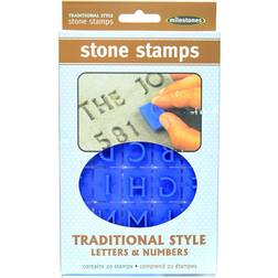 Midwest Stone Stamps traditional style letters and numbers