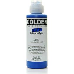 Golden Fluid Acrylics primary cyan 4 oz