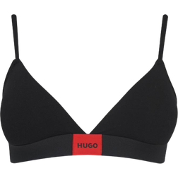 Hugo Boss Stretch Cotton Triangle Bra - Black