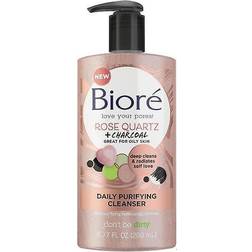 Bioré Biore Daily Purifying Cleanser Rose Quartz Charcoal 200ml