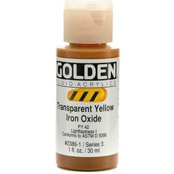 Golden Fluid Acrylics transparent yellow iron oxide 1 oz