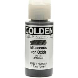 Golden Fluid Acrylics iridescent micaceous iron oxide 1 oz