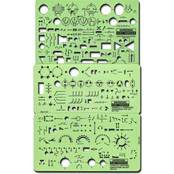 Electrical Drafting and Design Templates electrical electronic set of 3