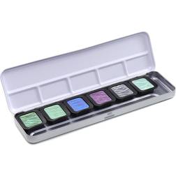 Royal Talens Pearlescent Colors in a Metal Box cool pack of 6