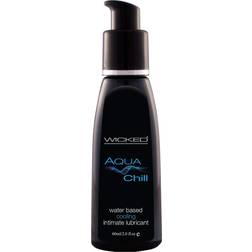 Wicked Aqua Chill Water Based Lubricant 60 ml Clear