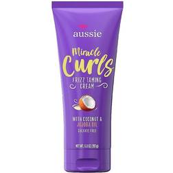 Aussie Miracle Curls Frizz Taming Cream Coconut & Australian Jojoba Oil 193g